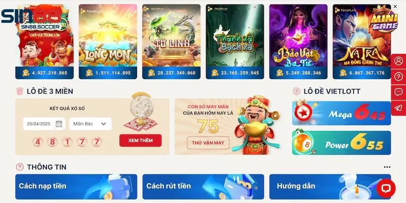 Thông tin sơ lược nhà cái Sin88